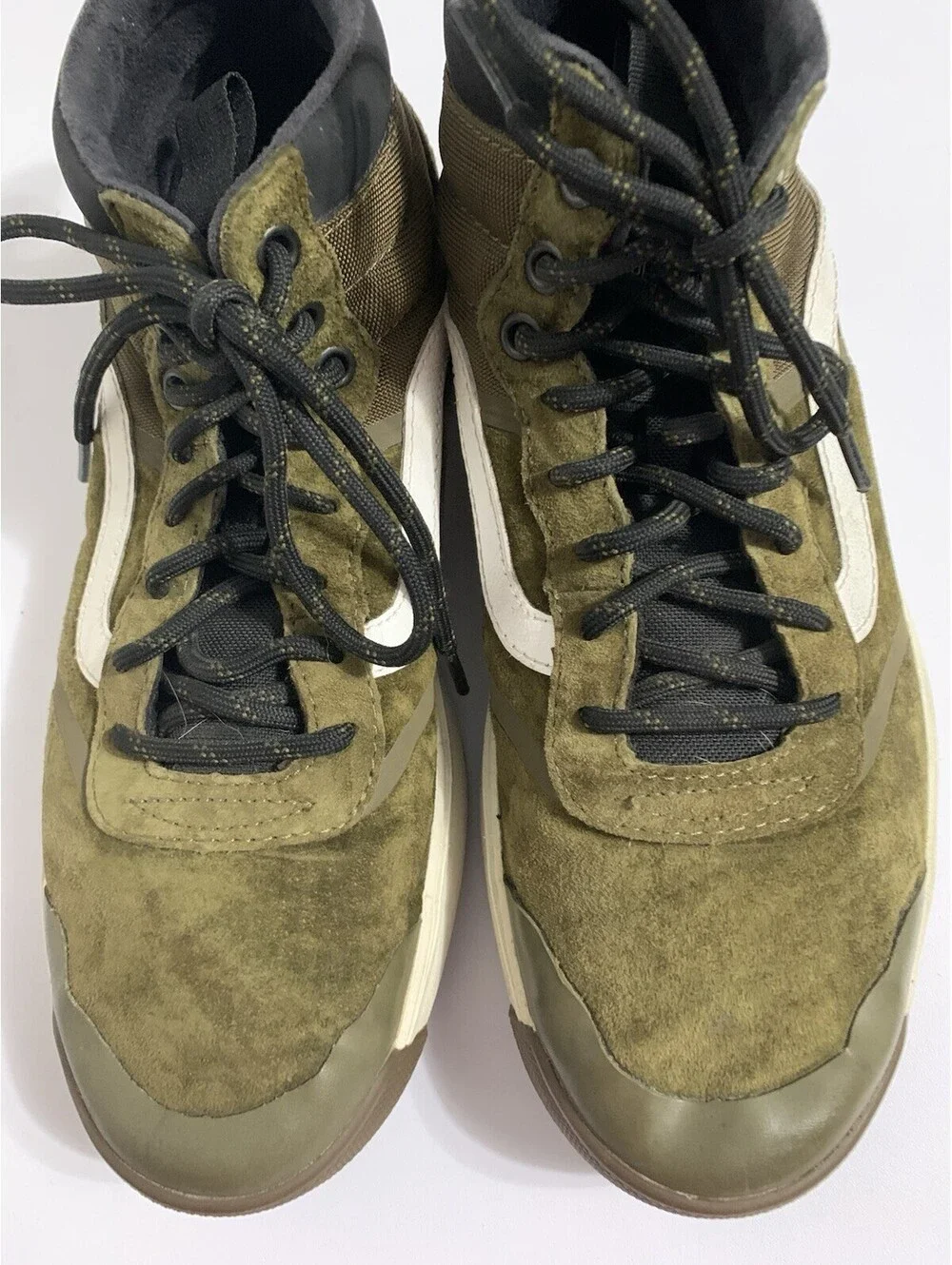 Vans UltraRange UltraCush Mens High Tops Olive Green Size 8.5 US T30